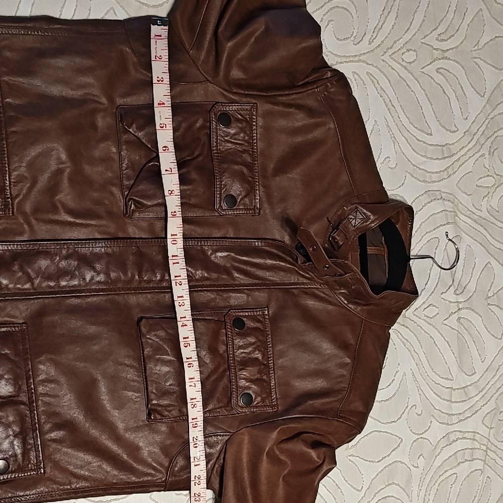 Massimo Dutti Brown Military Jacket - Picture 3 of 11